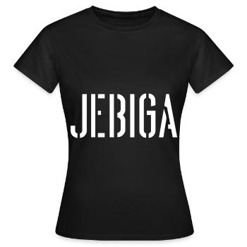 Serbe Jebiga Serbie Serbes - T-shirt Femme - noir - Devant - AI Model Female 172 dark (172cm)