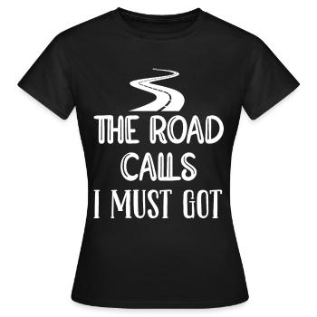 Asphalte constructeurs de routes - T-shirt Femme - noir - Devant - AI Model Female 172 dark (172cm)