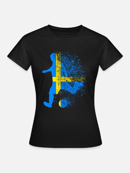 Sweden footballers football footballers - Women's T-Shirt - black