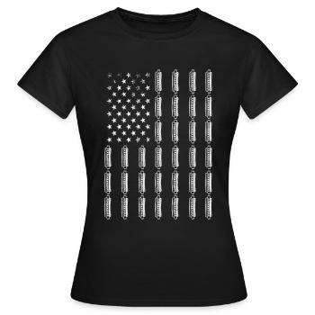 Mundharmonika Akkord Mundharmonika Mundharmonika - Frauen T-Shirt - Schwarz - Vorne - AI Model Female 172 dark (172cm)
