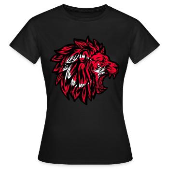 Turquie Lion Turc Turc Turc Turc Tête de Lion - T-shirt Femme - noir - Devant - AI Model Female 172 dark (172cm)