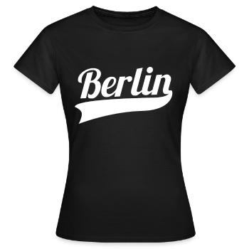 Berlin - Women's T-Shirt - black - Front - AI Model Female 172 dark (172cm)