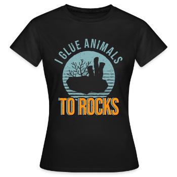 Auqarium Koralle Aquarist Salzwasser Haustier - Frauen T-Shirt - Schwarz - Vorne - AI Model Female 172 dark (172cm)