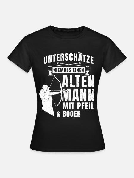 Bogenschießen - Frauen T-Shirt - Schwarz