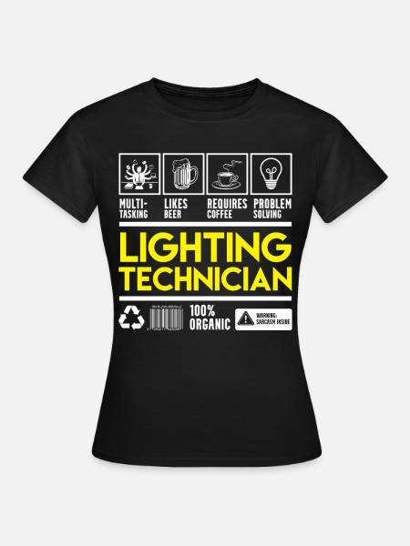 Light Technician - Women's T-Shirt - black