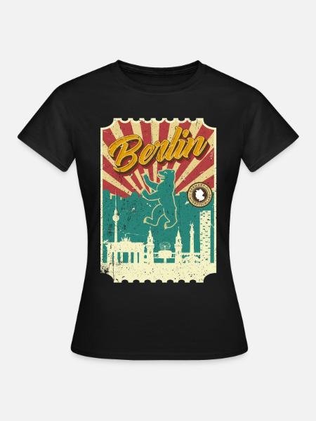 Berlin - Frauen T-Shirt - Schwarz