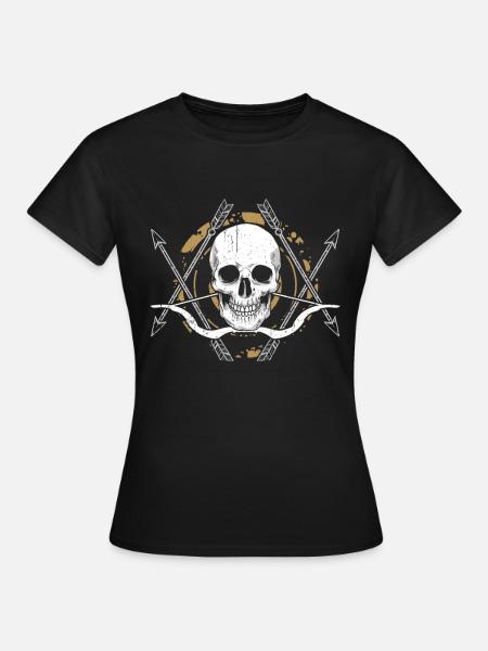 Bogenschießen - Frauen T-Shirt - Schwarz