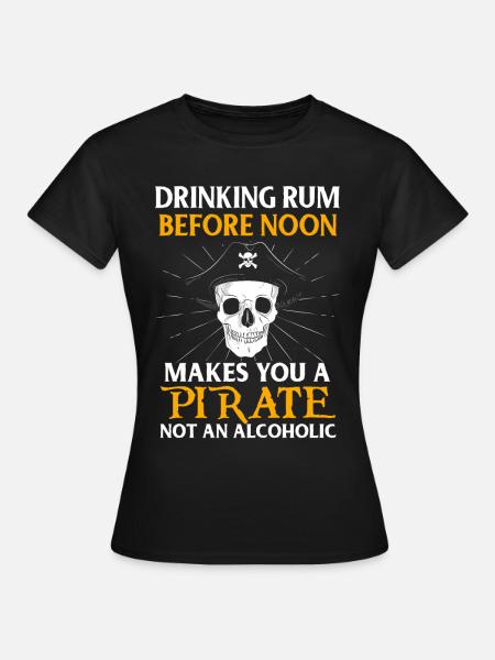 Pirat - Frauen T-Shirt - Schwarz
