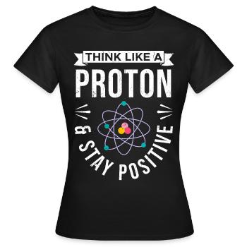 Chemiker Labor Periodensystem Neutron Alchemie - Frauen T-Shirt - Schwarz - Vorne - AI Model Female 172 dark (172cm)