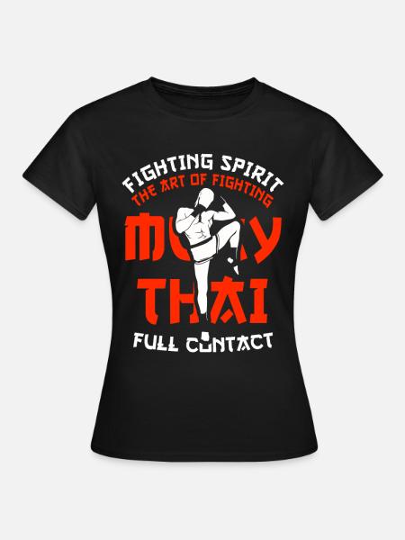 Muay Thai - Frauen T-Shirt - Schwarz
