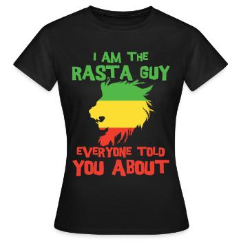 Rastafari Rasta Reggae Jah Geschenk Judah Marley - Frauen T-Shirt - Schwarz - Vorne - AI Model Female 172 dark (172cm)