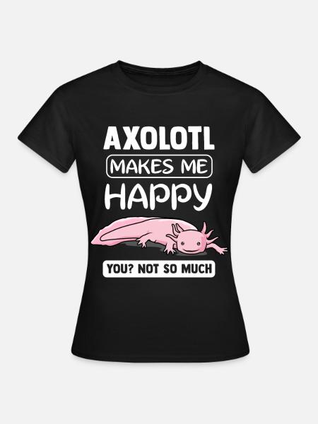 axolotl - Women's T-Shirt - black