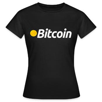 Bitcoin - Women's T-Shirt - black - Front - AI Model Female 172 dark (172cm)