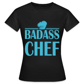 Chef Chefs Chef Hobby Chef Gift - Women's T-Shirt - black - Front - AI Model Female 172 dark (172cm)