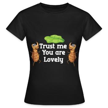 Tiere Insekten Krabbeltiere - Frauen T-Shirt - Schwarz - Vorne - AI Model Female 172 dark (172cm)