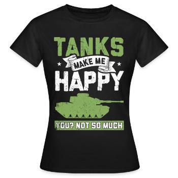 Tank - Women's T-Shirt - black - Front - AI Model Female 172 dark (172cm)