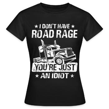 Truck Truck Truck Driver Truck Driver - Women's T-Shirt - black - Front - AI Model Female 172 dark (172cm)