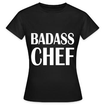 Chef Chefs Chef Hobby Chef Gift - Women's T-Shirt - black - Front - AI Model Female 172 dark (172cm)