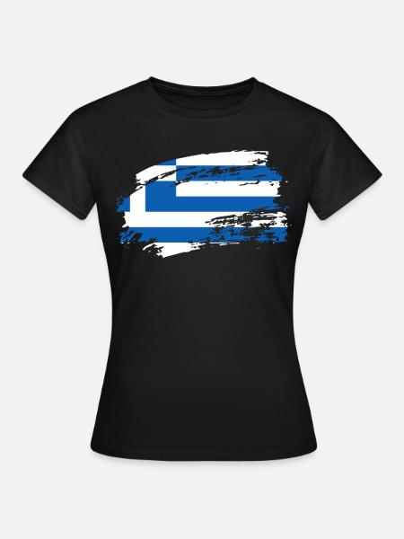 greece greece - Frauen T-Shirt - Schwarz