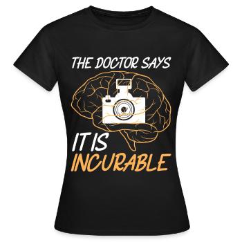 Photographie photographique Photographe photographe photographe - T-shirt Femme - noir - Devant - AI Model Female 172 dark (172cm)