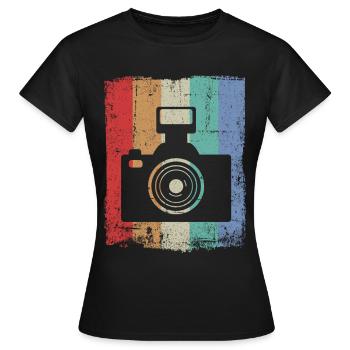 Photographie photographique Photographe photographe photographe - T-shirt Femme - noir - Devant - AI Model Female 172 dark (172cm)