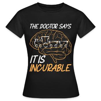 Train train train conducteurs de train - T-shirt Femme - noir - Devant - AI Model Female 172 dark (172cm)