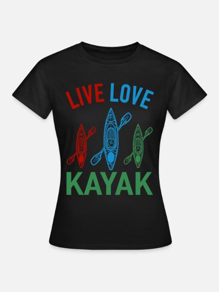 Kayak Kayak Canoë Kayak - T-shirt Femme - noir