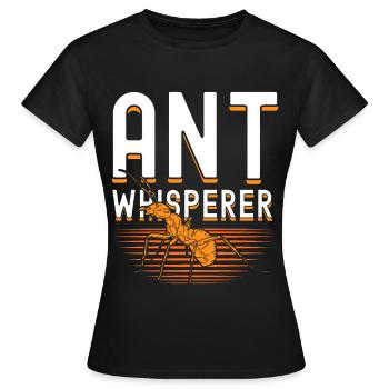 Ameise Insekt Geschenk Natur Ungeziefer Bug Ant - Frauen T-Shirt - Schwarz - Vorne - AI Model Female 172 dark (172cm)