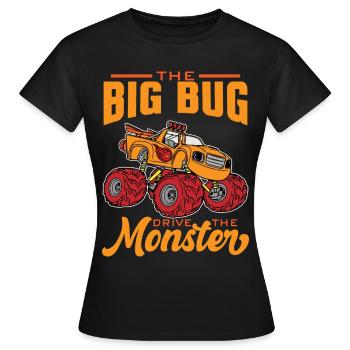 Monster Truck Truck Motorsport Cadeau - T-shirt Femme - noir - Devant - AI Model Female 172 dark (172cm)