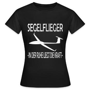 Gliders and gliders - Women's T-Shirt - black - Front - AI Model Female 172 dark (172cm)