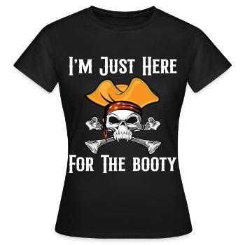 Pirate Pirate Pirate Bateau Pirate Cadeau - T-shirt Femme - noir - Devant - AI Model Female 172 dark (172cm)