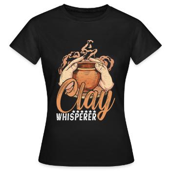Töpfern Töpferei Töpfer - Frauen T-Shirt - Schwarz - Vorne - AI Model Female 172 dark (172cm)