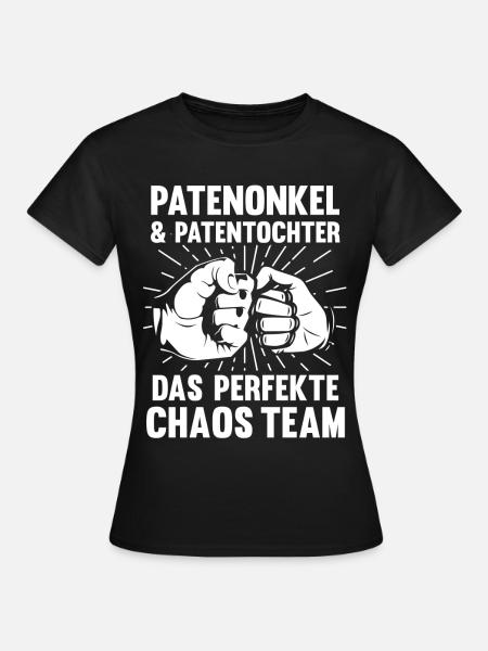 Patenonkel und Patentochter - Frauen T-Shirt - Schwarz