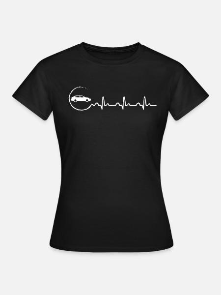 Vehicle Heartbeat - Women's T-Shirt - black