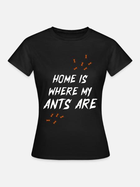 Mier Insect Gift Natuur Ongedierte Bug Mier - Vrouwen T-shirt - zwart