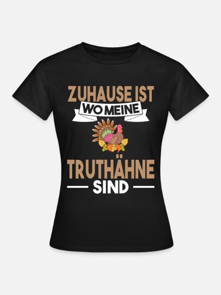 Truthahn Bauer Landwirt Truthähne - Frauen T-Shirt - Schwarz