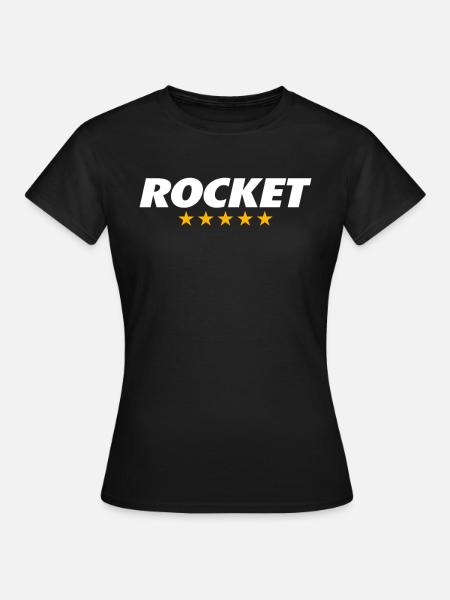 ROCKET ROCKET - Frauen T-Shirt - Schwarz