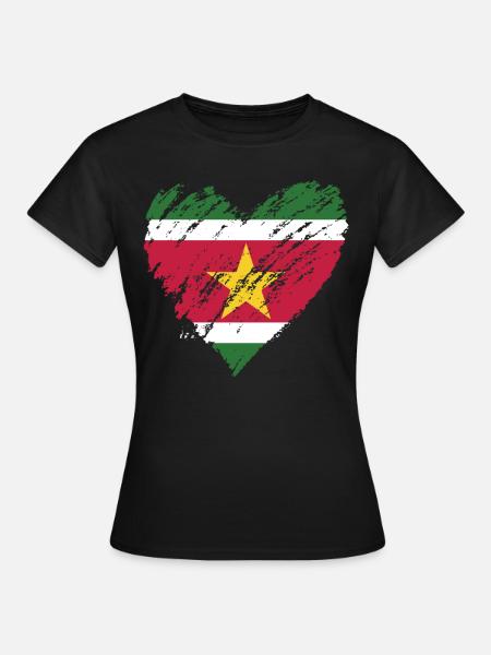 suriname - Frauen T-Shirt - Schwarz