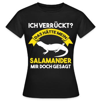 Salamander - Frauen T-Shirt - Schwarz - Vorne - AI Model Female 172 dark (172cm)