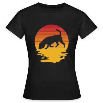 Beagle Beagle Dog Beagle Puppy Beagle Owner - Women's T-Shirt - black - Front - AI Model Female 172 dark (172cm)