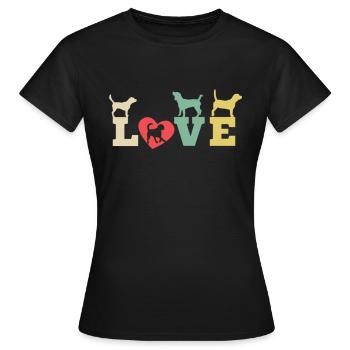 Beagle Beagle Dog Beagle Puppy Beagle Owner - Women's T-Shirt - black - Front - AI Model Female 172 dark (172cm)