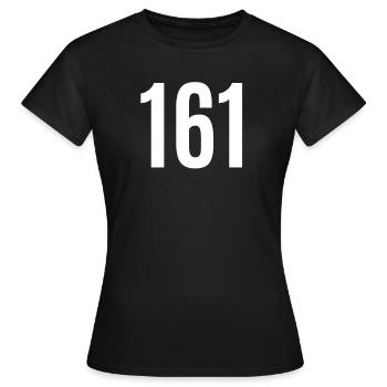 161 cent soixante et un style - VINTAGETEAMNR - T-shirt Femme - noir - Devant - AI Model Female 172 dark (172cm)
