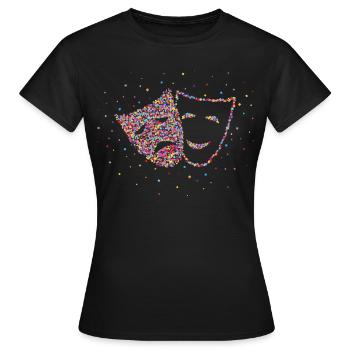 Theater Schauspieler Schauspielerin - Frauen T-Shirt - Schwarz - Vorne - AI Model Female 172 dark (172cm)