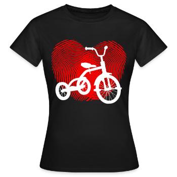 TRICYCLE - T-shirt Femme - noir - Devant - AI Model Female 172 dark (172cm)