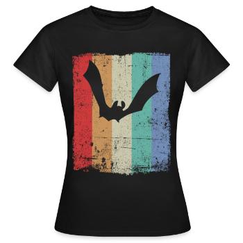 Bat Bats - Women's T-Shirt - black - Front - AI Model Female 172 dark (172cm)
