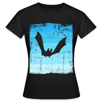 Bat Bats - Women's T-Shirt - black - Front - AI Model Female 172 dark (172cm)