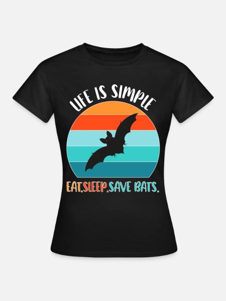 Fledermaus Fledermäuse - Frauen T-Shirt - Schwarz