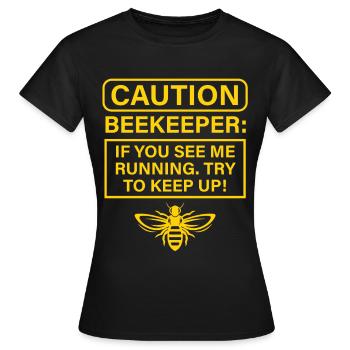 Apiculteur Apiculture Abeilles Miel Abeille Miel Cadeau - T-shirt Femme - noir - Devant - AI Model Female 172 dark (172cm)
