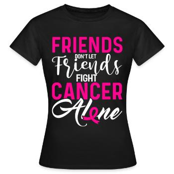 Cancer Chemotherapy Chemo Gift - Women's T-Shirt - black - Front - AI Model Female 172 dark (172cm)