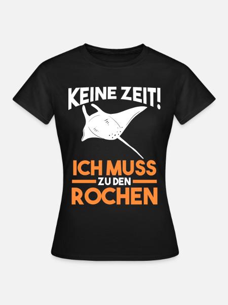 Rochen - Frauen T-Shirt - Schwarz